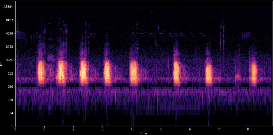 A frog croaking with ciccadas in background